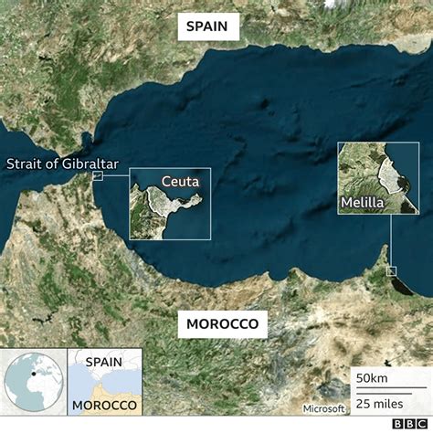 Ceuta And Melilla Spains Enclaves In North Africa Bbc News