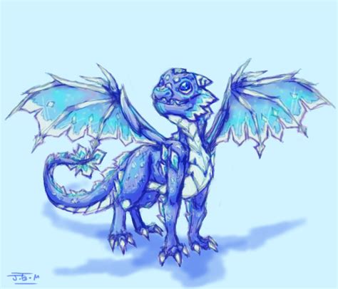 Ice Dragon By Jesseth On Deviantart