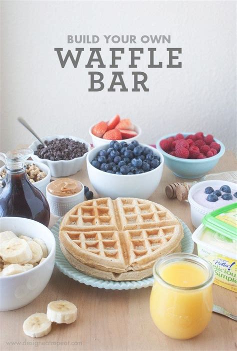 Build Your Own Waffle Bar Ideas From Design Eat Repeat Waffle Bar