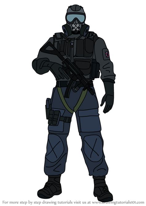 Use these how to draw images related to rainbow to enhance your drawing skills for free. Learn How to Draw Mute from Rainbow Six Siege (Rainbow Six ...