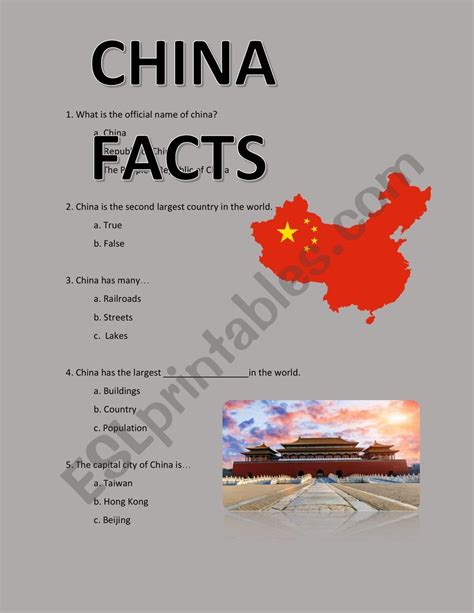 10 Facts About China Fact File