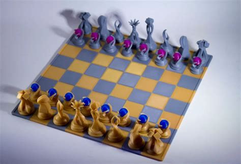 Customizable Chess Board By 1spire Thingiverse In 2020 Chess Board