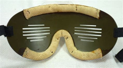 Wwii Army Air Force Anti Flak Goggles Griffin Militaria