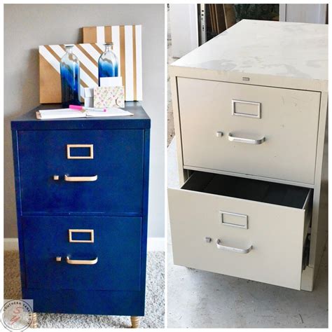 Recently, i've updated my desk, utilizing the wall space for extra the file organizers, cork board and dry erase board keep my desk clutter free and organized. File Cabinet Makeover | Diy file cabinet, Filing cabinet ...