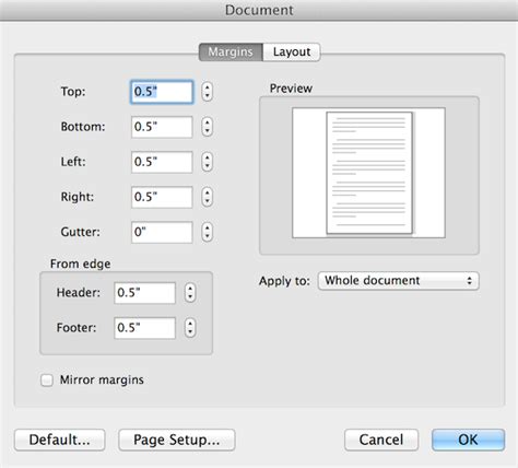 How To Set Up A Layout Of 7x10 In Word For Mac 2011 Microsoft Community