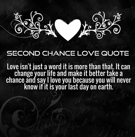 2nd Chance Love Quotes Give Love A Second Chance Quotes Top 2 Quotes