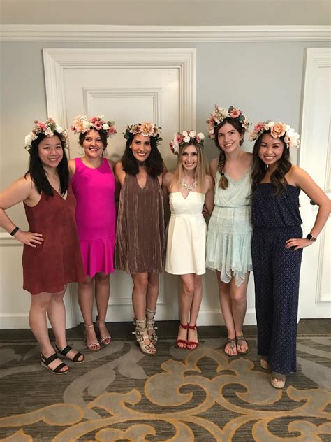 Silk Flower Crowns For A Girly Bachelorette Activity For A Charleston