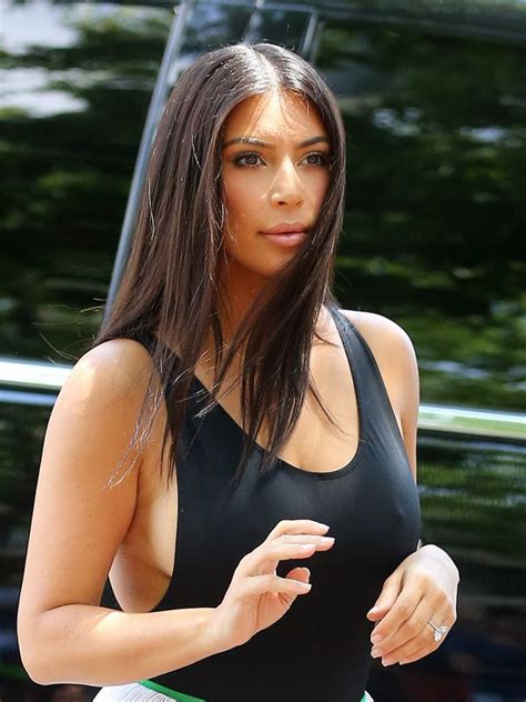 kim kardashian s straight and shiny hair in the hamptons how to straight hairstyles shiny