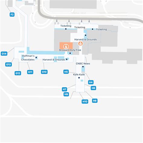 Fort Lauderdale Airport Terminal 4 Map And Guide