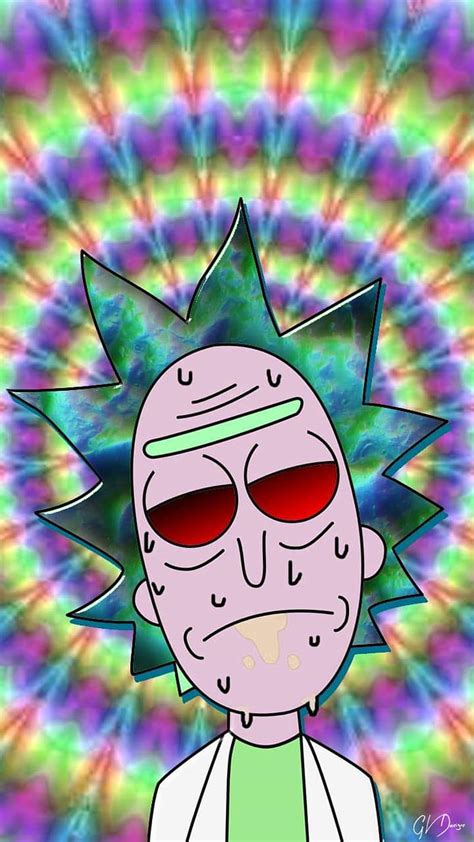 Trippy Rick Rick And Morty Hd Phone Wallpaper Peakpx