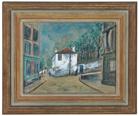 Maurice Utrillo La Maison De Berlioz à Montmartre For Sale At 1stdibs