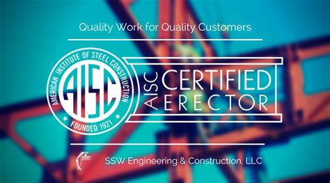 Ssw Does It Again — Structural Steel Works Inc