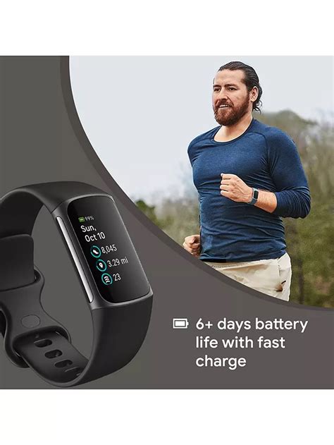 Fitbit Charge 5 Health And Fitness Tracker Black T Pack With