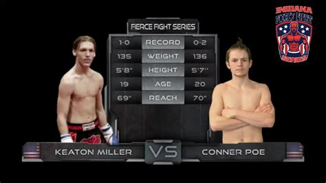 Keaton Miller Vs Conner Poe Fierce Fight Series Heavy Hitters Youtube
