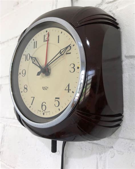 Vintage Smiths Sectric Kitchen Wall Clock Exc