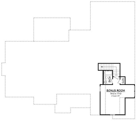 Craftsman Style House Plan 4 Beds 25 Baths 2641 Sqft Plan 430 155