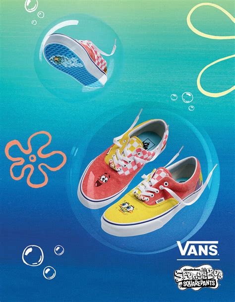 Vans X Spongebob Squarepants Era Womens Shoes Multi 401108957