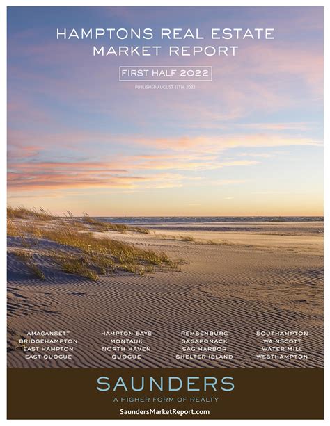 Hamptons Real Estate Market Report First Half 2022 By Saunders And Associates Issuu