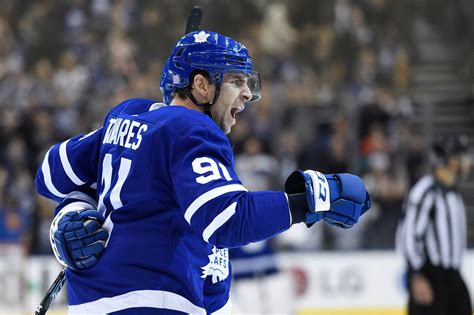 Download John Tavares Hyped Toronto Maple Leafs Wallpaper
