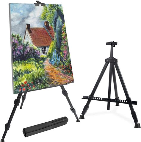 T Sign 72 Tall Display Easel Stand Aluminum Metal Tripod Art Easel