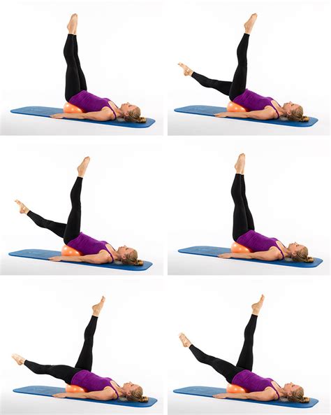 pilates core strengthening exercises with a ball ace blog