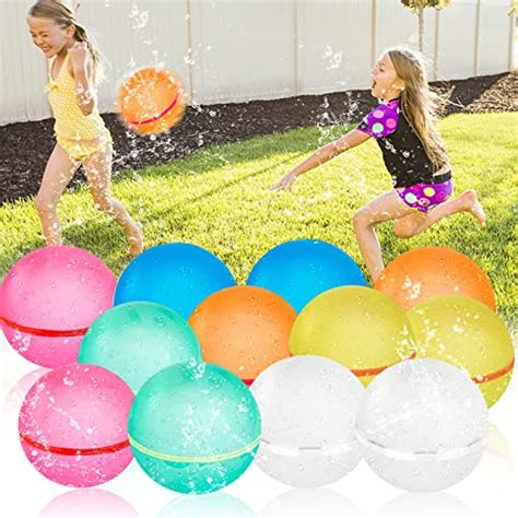 Reusable Water Balloons Quick Fill Self Sealing Refillable Water Balls