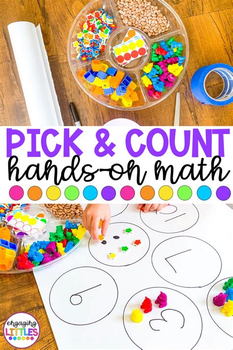 A Fun Hands On Way To Practice Counting And Number Identification With