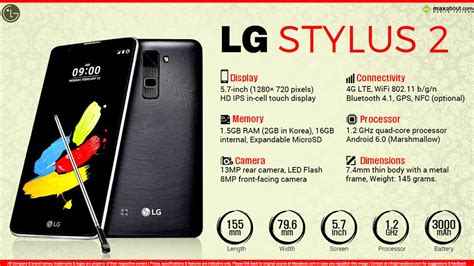 Lg Stylus 2 Features Specifications Details
