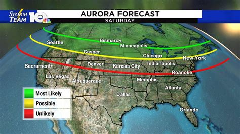 Aurora Borealis May Be Visible In The Northern Us This Weekend