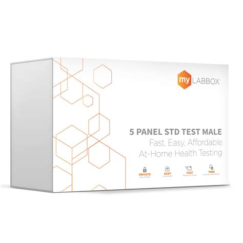 Buy Mylab Box Home Std Test For Men Easy Test Kit For Hiv 1 And 2