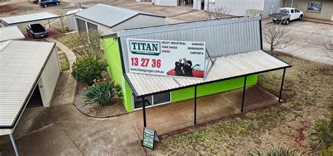 Supplying a range of quality garages, steel farm buildings and garden storage sheds. Titan Carports Toowoomba - Carports Garages
