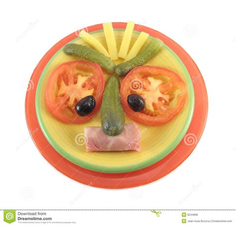 Funny Salad Head Royalty Free Stock Images Image 6244699