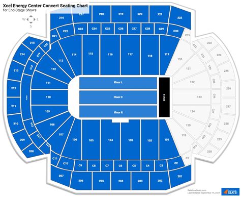 Xcel Energy Center Seating Charts For Concerts