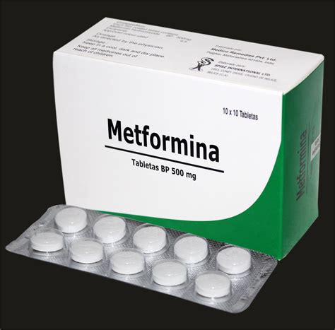 Metformin Tablets Bp 500 Mg Packaging Size 1010 Tablets For