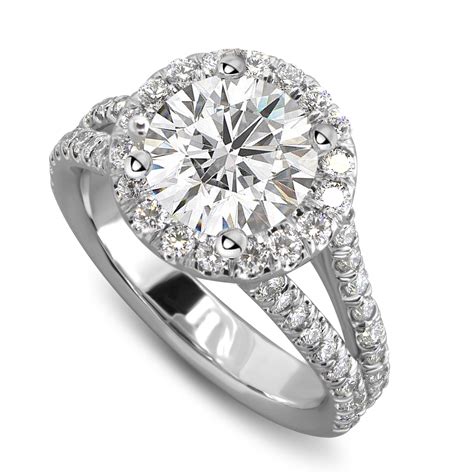 Engagement Ring Diamonds Inara Diamonds 12ctw Diamond Halo