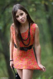 IMX To SJ Sarah Orange Dress 1