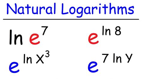 Natural Logarithms เนื้อหาทั้งหมดเกี่ยวกับlog E Lnเพิ่งได้รับการอัปเดต