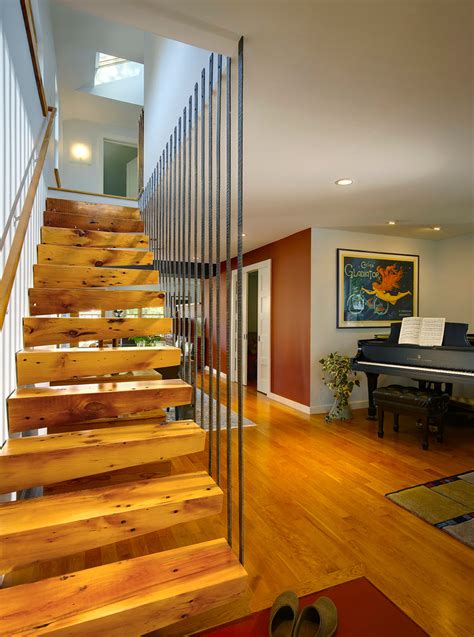 The Greenest Remodel In Ann Arbor Contemporary Staircase Detroit