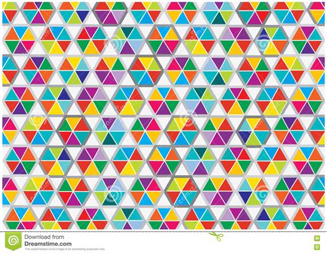 Abstract Colorful Triangles Background Stock Vector Illustration Of