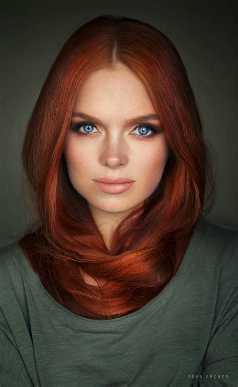 Pin By Marowak Cubone On Rostros Bellos Beautiful Red Hair Red