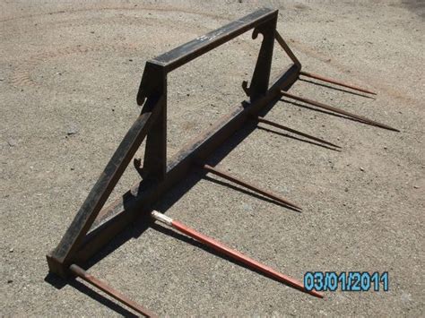 Hay Forks To Suit Loader Machinery And Equipment Hay And