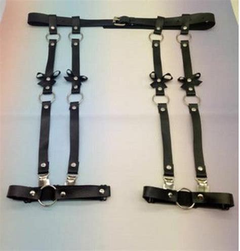 Waist To Thigh Harness Leather Harness Leather Leg Garter Etsy