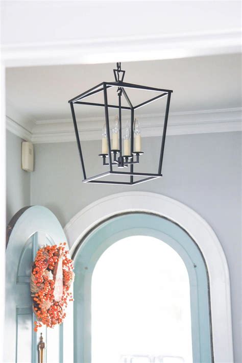 Q&s farmhouse chandelier wagon wheel modern chandelier light fixture，rustic,vintage style for kitchen island dining room,foyer pendant lighting,coffee shop livingroom. Foyer Lantern Chandelier for any Modern American Farmhouse ...