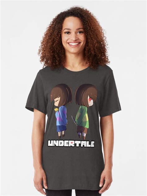 Undertale Chara And Frisk T Shirt By Coolguyenzo Redbubble