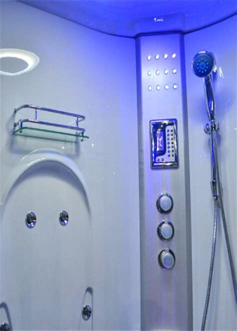 مريحة دوامة البخار دش حمام وحدة المقصورة مع لوحة تحكم الكمبيوتر