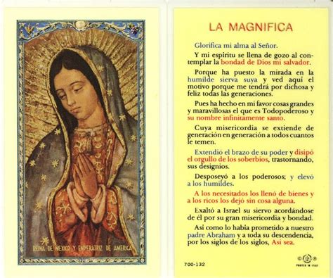 Oracion La Magnifica Para Imprimir Images And Photos Finder