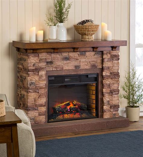 This puppy is designed to be a beautiful room focal point. Quartz Infrared Stone Fireplace adds instant ambiance and ...