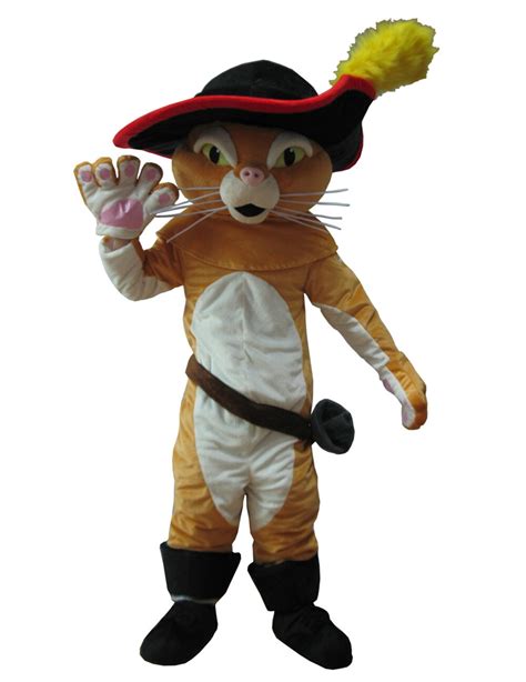 Adult Puss The Boots Cat Mascot Costume Party Costumes Carnival