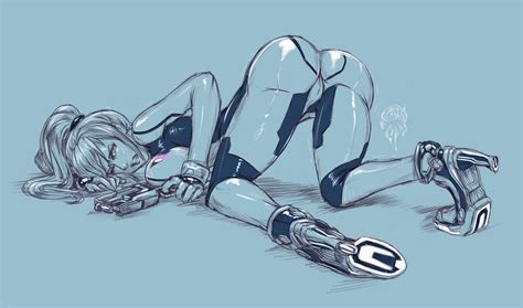 Commission Samus Defeat Fast Sketch By Faymantra Hentai Foundry
