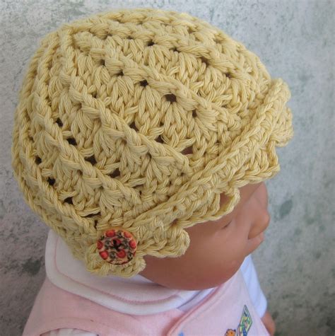 Crochet Pattern Infant Toddler Spiral Ribbed Hat By Kalliedesigns